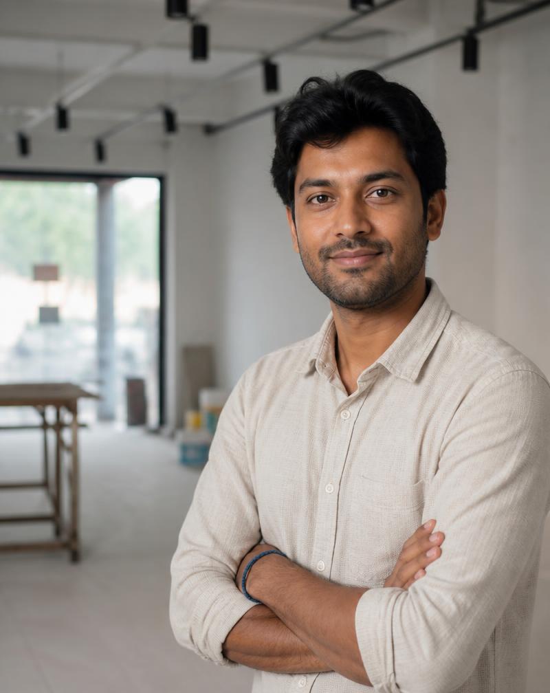 Arjun, a retailer at the Build stage